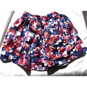 Flower skater skirt